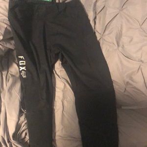 Black fox racing leggings